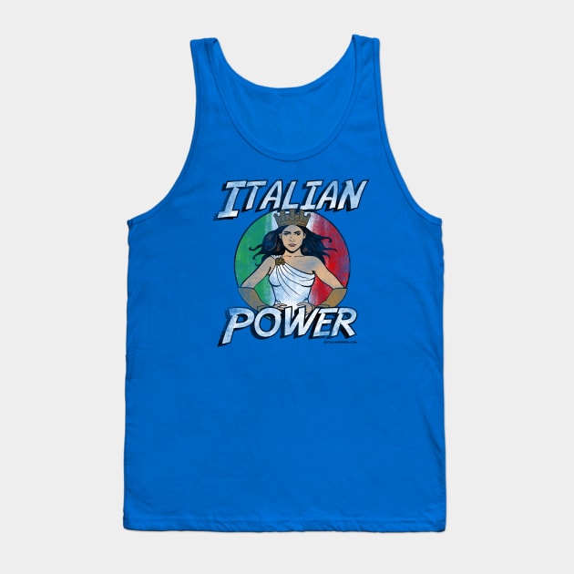 Italia Turrita Power! Tank Top by ItalianPowerStore